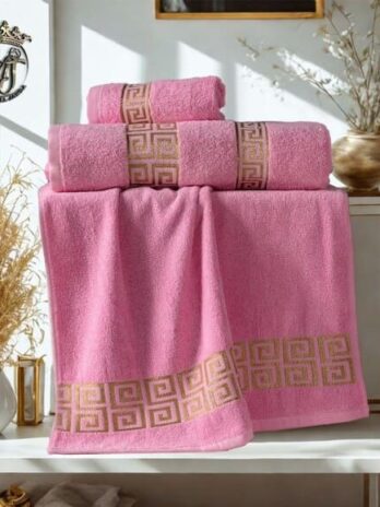 Pack 3 Serviettes de Bain Beige en Coton  – Le Luxe à Seulement 199 DH