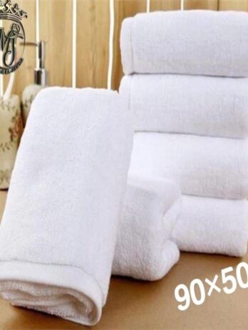 فوطات بيضاء قطن بجودة عالية – باك من 6 فوطات مقاس 90×50 سم